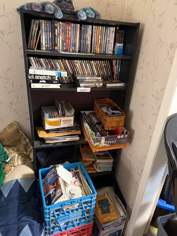 Book Shelf with DVD's