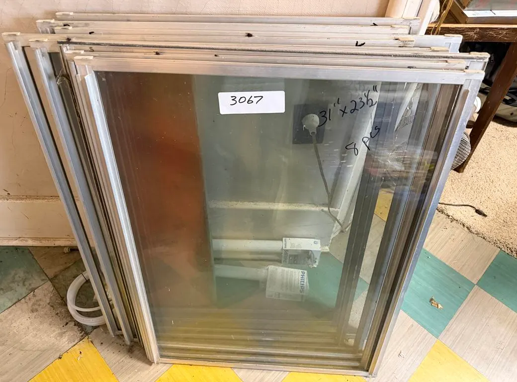 (8) Glass Window Panes (31"x23.5")