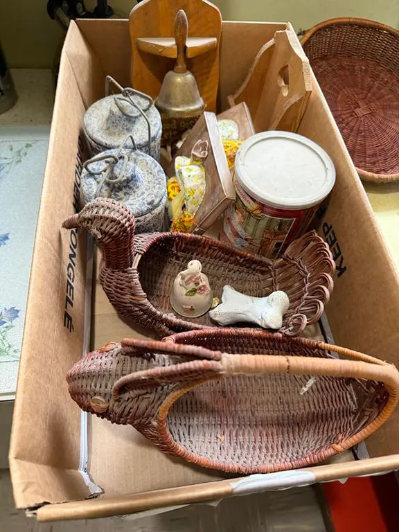 Baskets, Bell and Trinkets