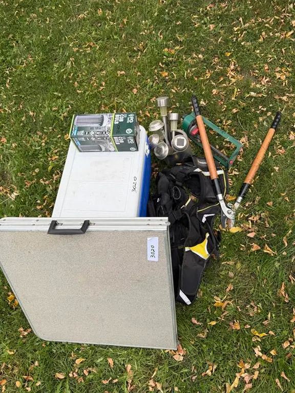 Folding Table, Cooler & Garden Supplies