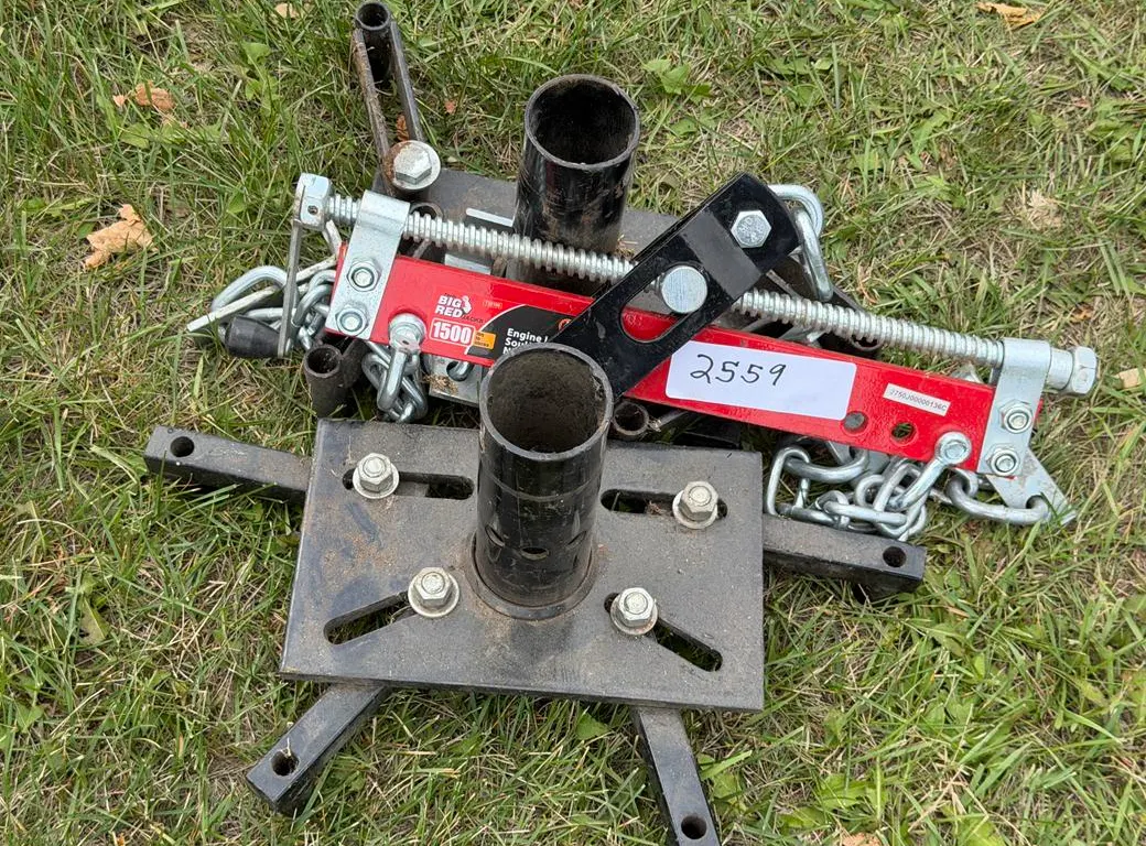 Big Red Engine 1550 lb Leveler T32100 & Stands