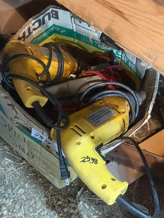 Electric Drills and Assorted