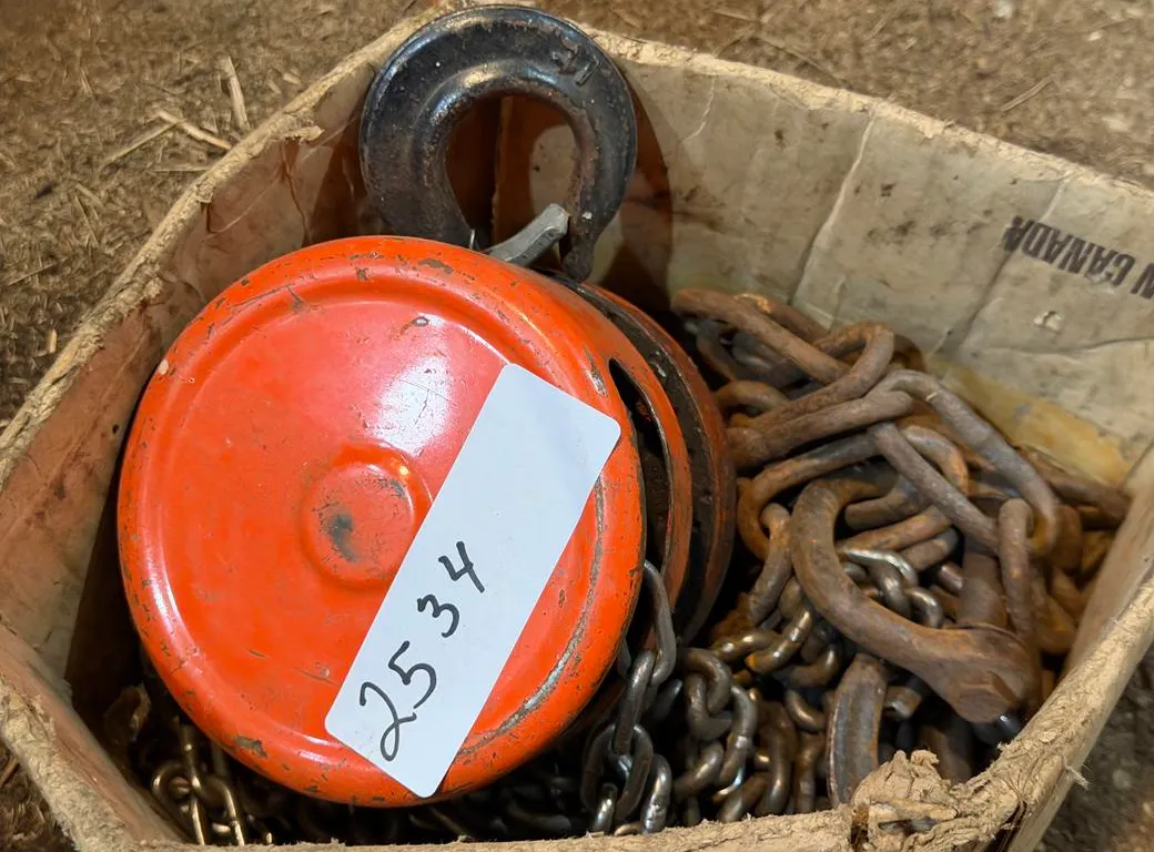 1 Ton Chain Hoist and Chain