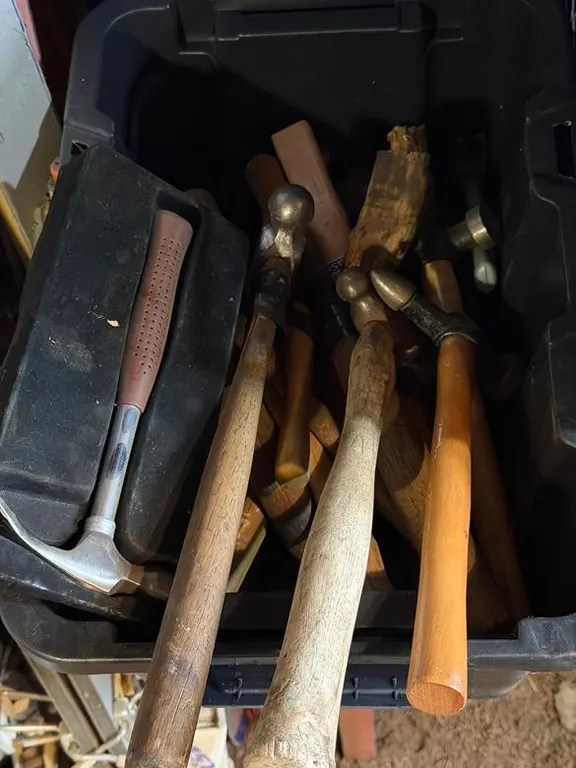 Assortment Hammers and Handles