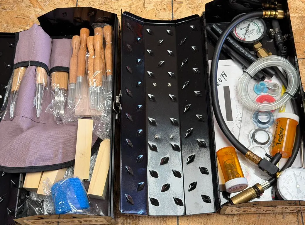 Wood Carving Set and Fuel Pressure Tester