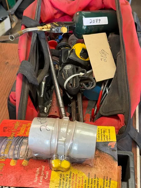 Propane Torch & Tools in Milwaukee Bag