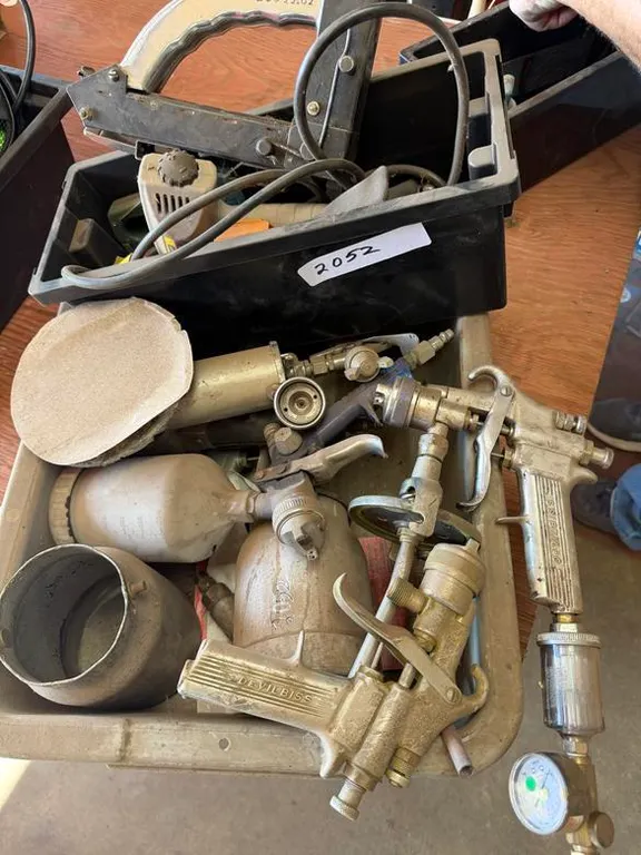 Paint Spray Canisters and Staplers