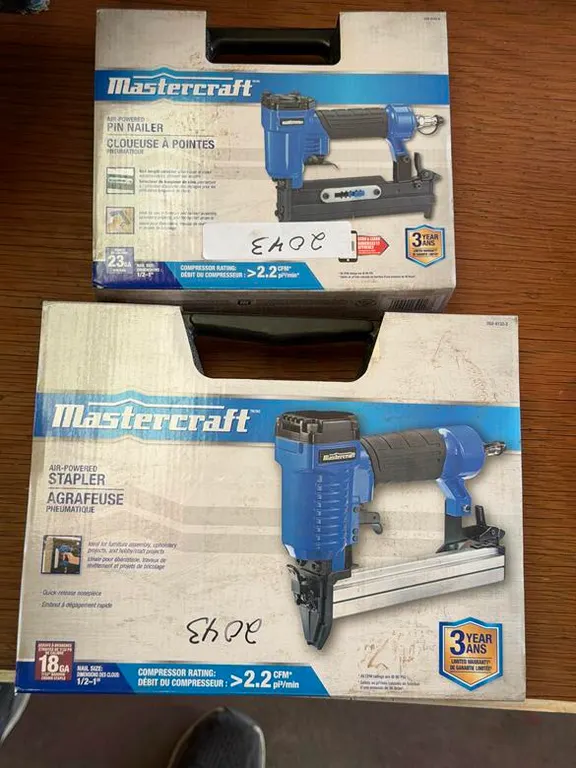 Mastercraft Air Pin Nailer and Stapler