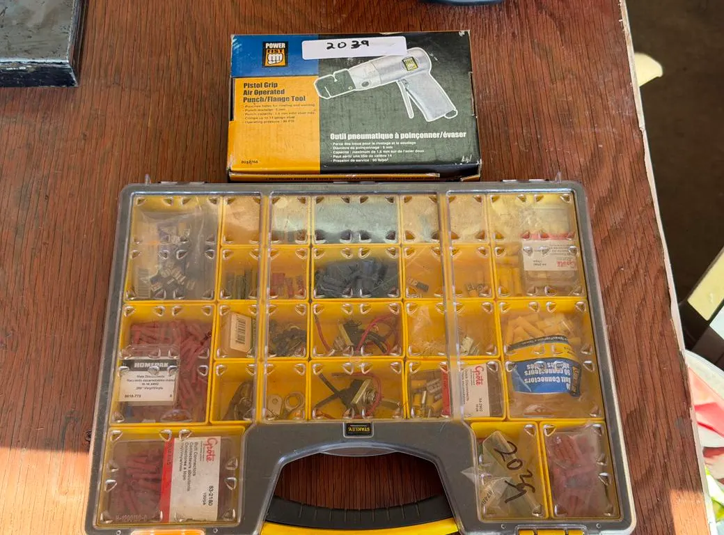 Air Punch Tool and Electrical Connectors Kit