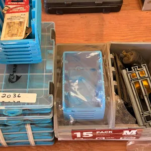 Hardware Storage Bins, Trays and Electric Plugs