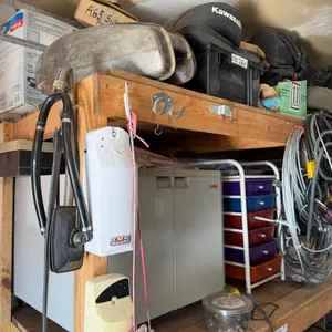 (2) Shelves of Hardware, Cable & Pump/Brake Bleed