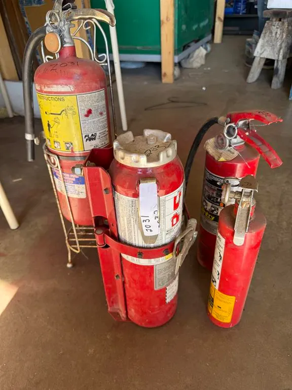 (4) Fire Extinguishers (Charge Not Confirmed)