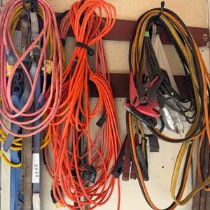 Trouble Light, Electrical Cords, Booster Cables