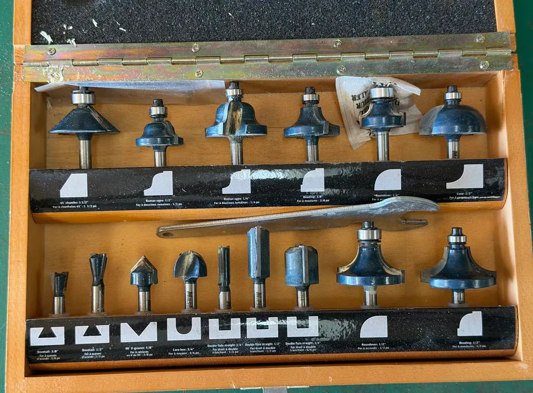 Mastercraft Wood Bit Set in Wood Box