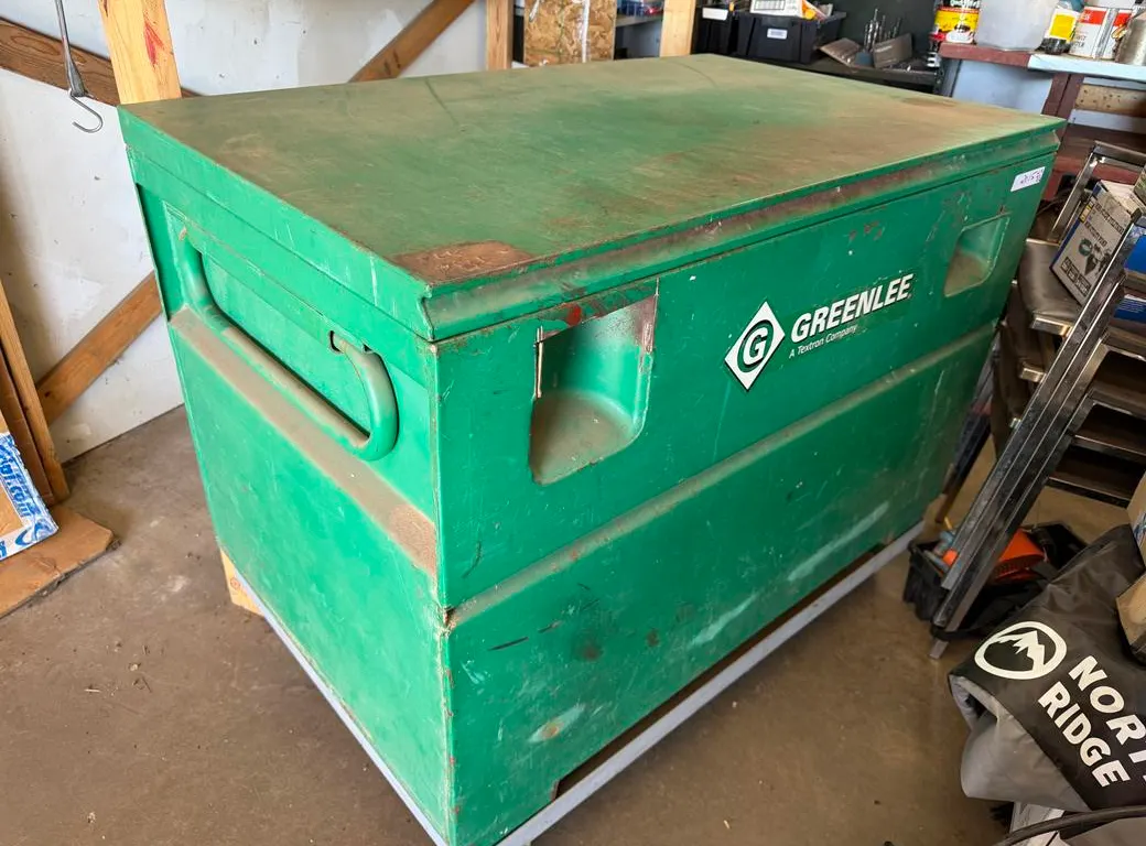 Greenlee Tool Storage Chest on Wheels