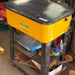 Parts Washer 20 Gallon Tank on Roller Stand