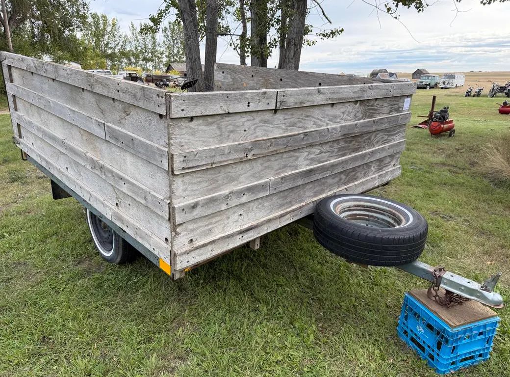 Box Single Axle Trailer