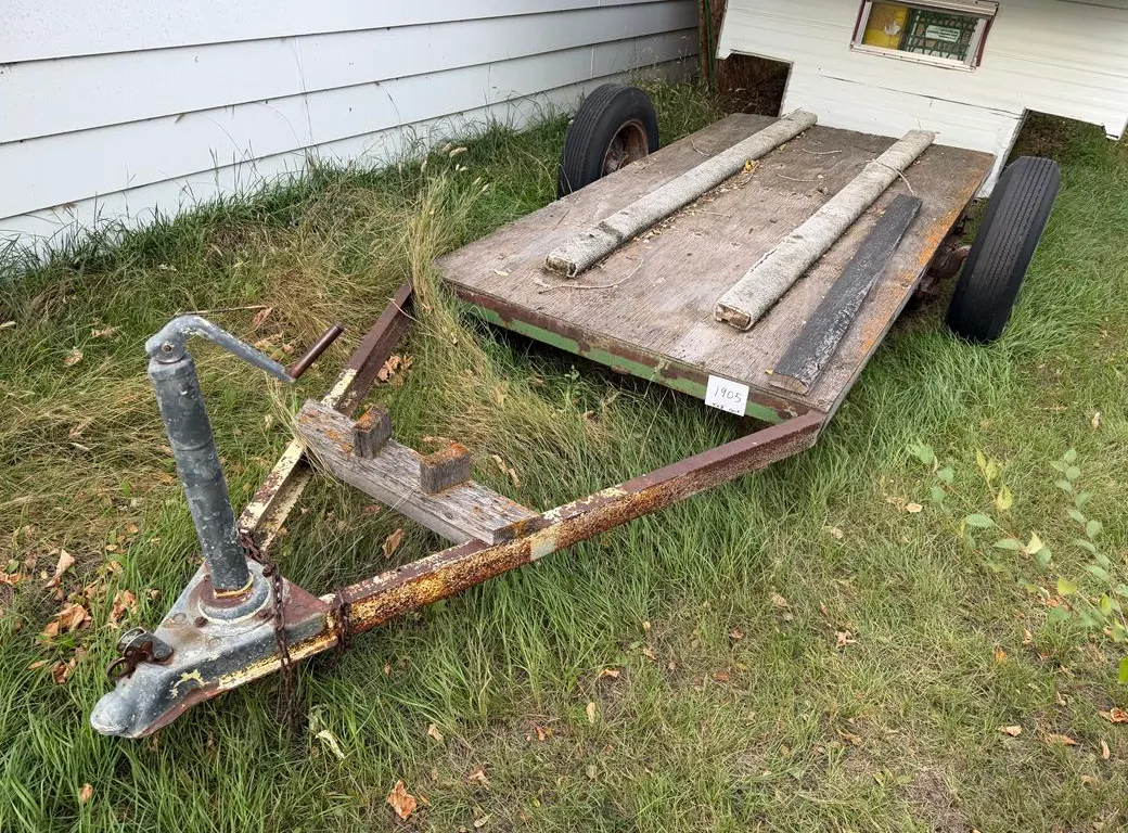 Flat Deck Single Axle Trailer