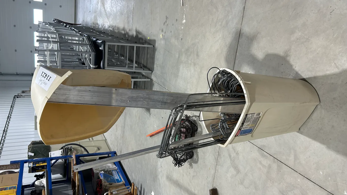 Waste Container With Display Racking