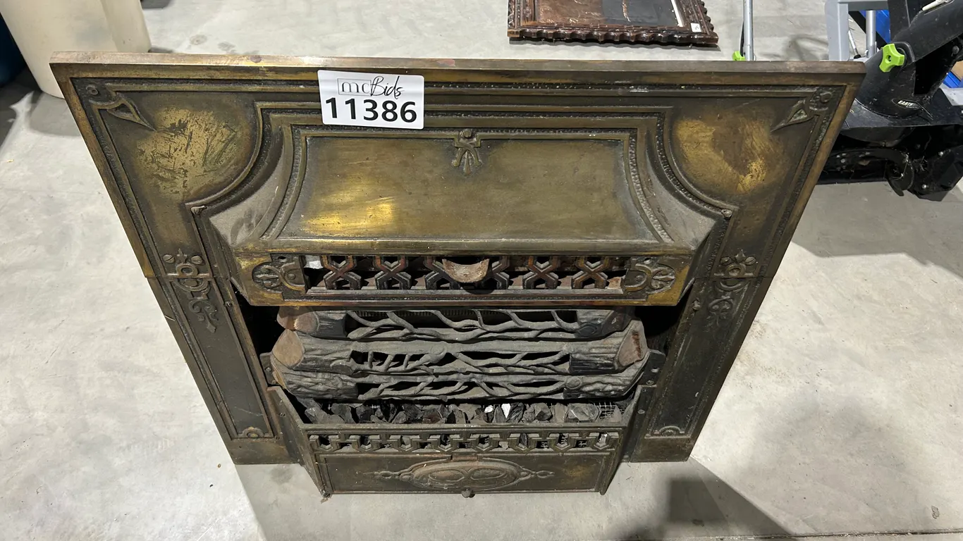 Ornamental Cast iron Fireplace Insert