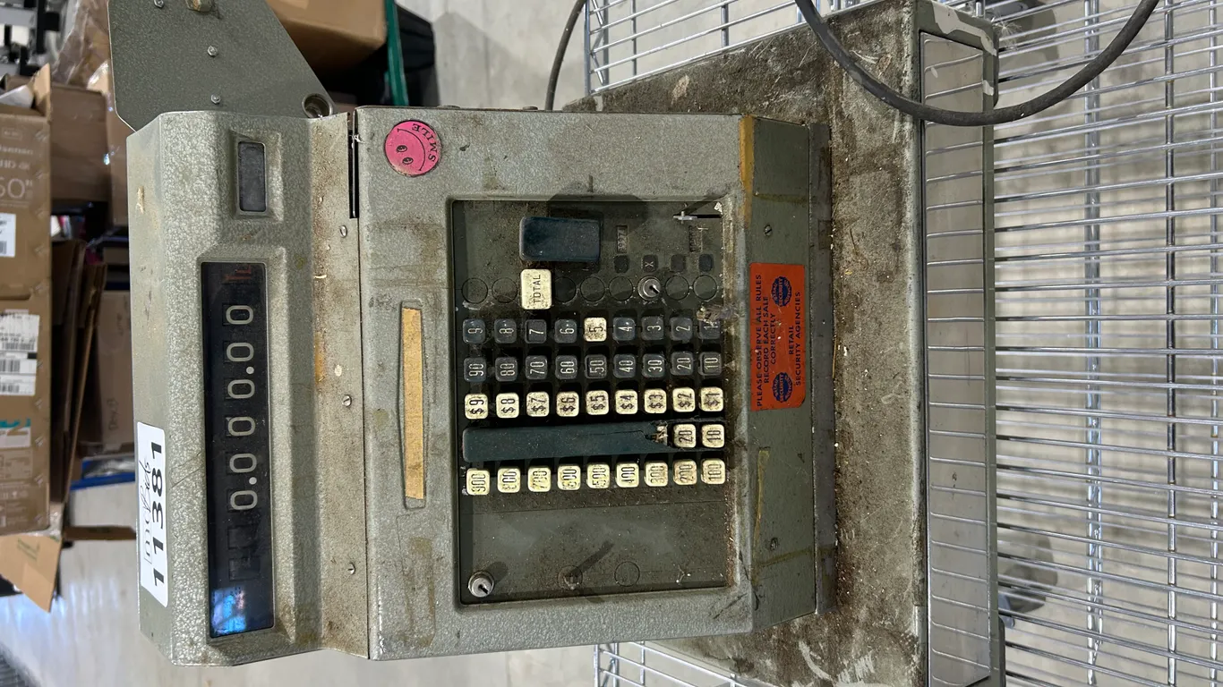 Vintage Sweden Model M Electric Cash Register
