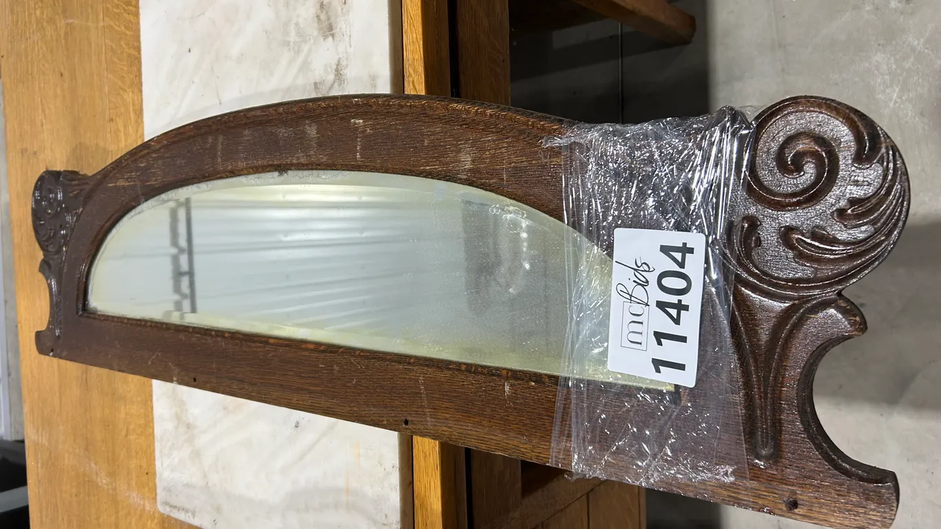 Antique Wood Mirror
