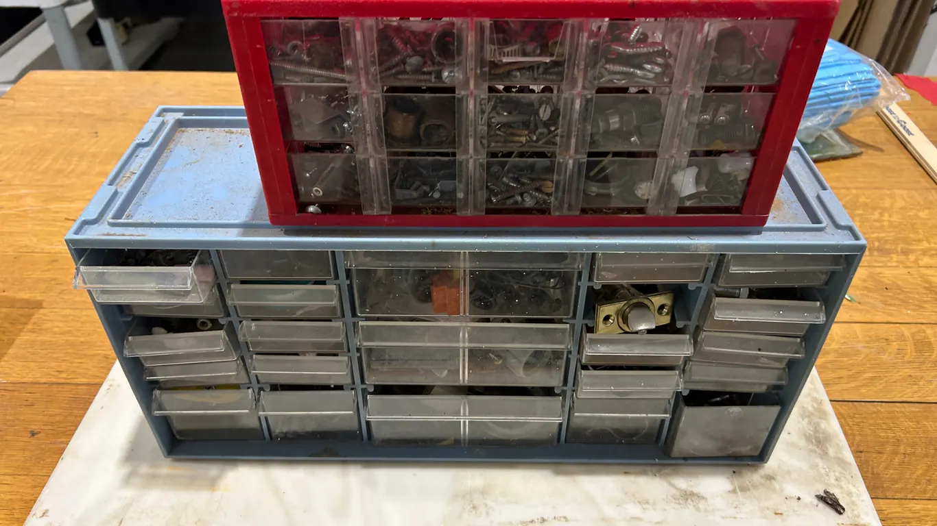 Small Hardware Storage Bins