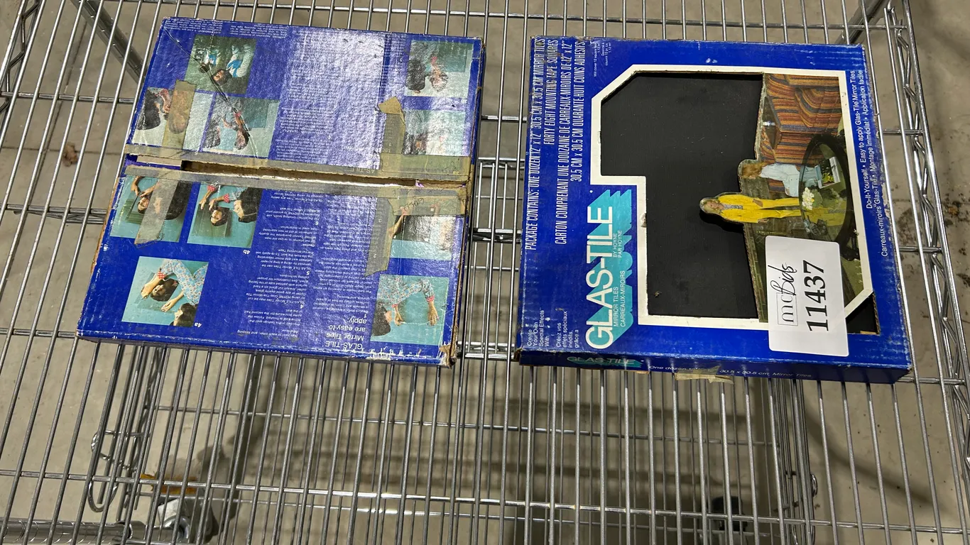 Vintage Glass Mirror Tiles