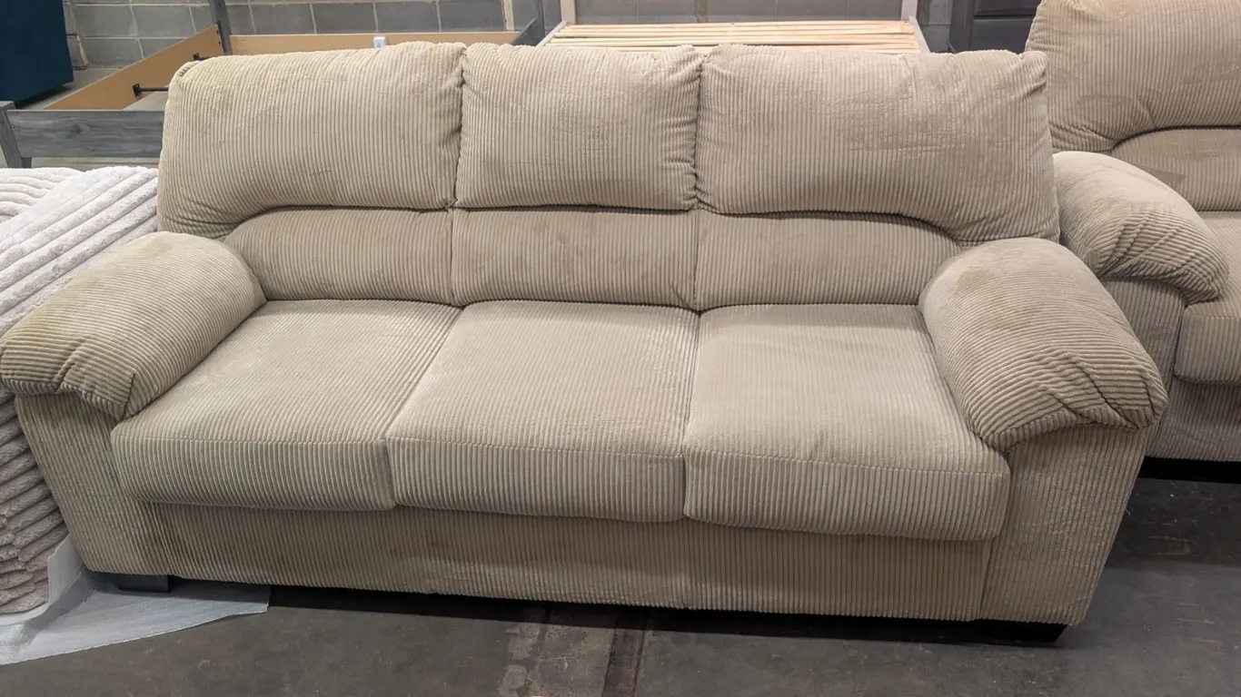 ONSITE: ASHLEY SIMPLEJOY SOFA SAND COLOR