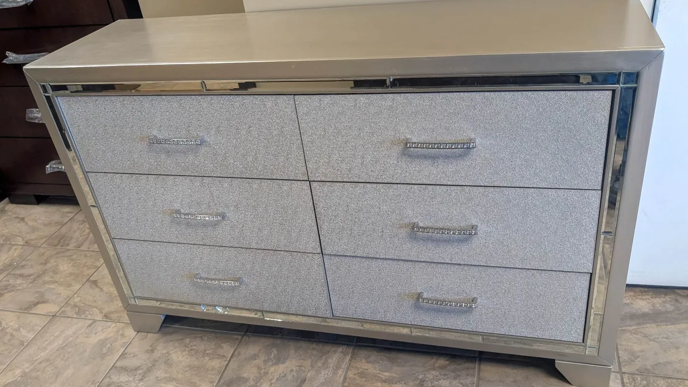 ONSITE: ASHLEY SILVER METALLIC LONNIX DRESSER