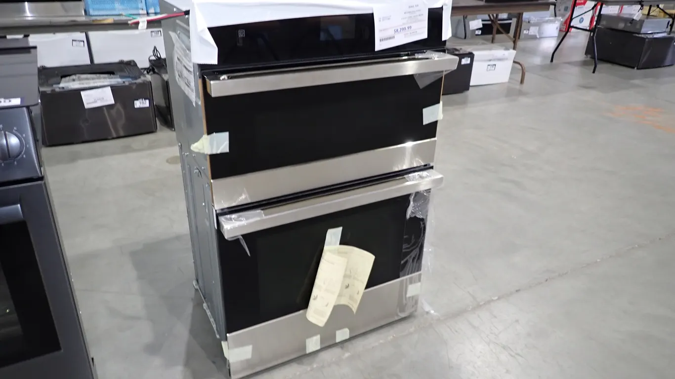 Jenn Air JMW2427LM Stainless 27" Micro/Wall Oven Combo- NOTE: PLEASE INSPECT.