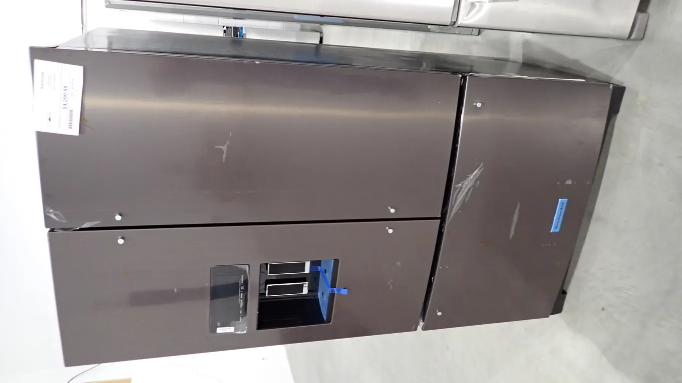 KitchenAid KRFF577KBS French Door Black Stainless Refrigerator- NOTE: PLEASE INSPECT.