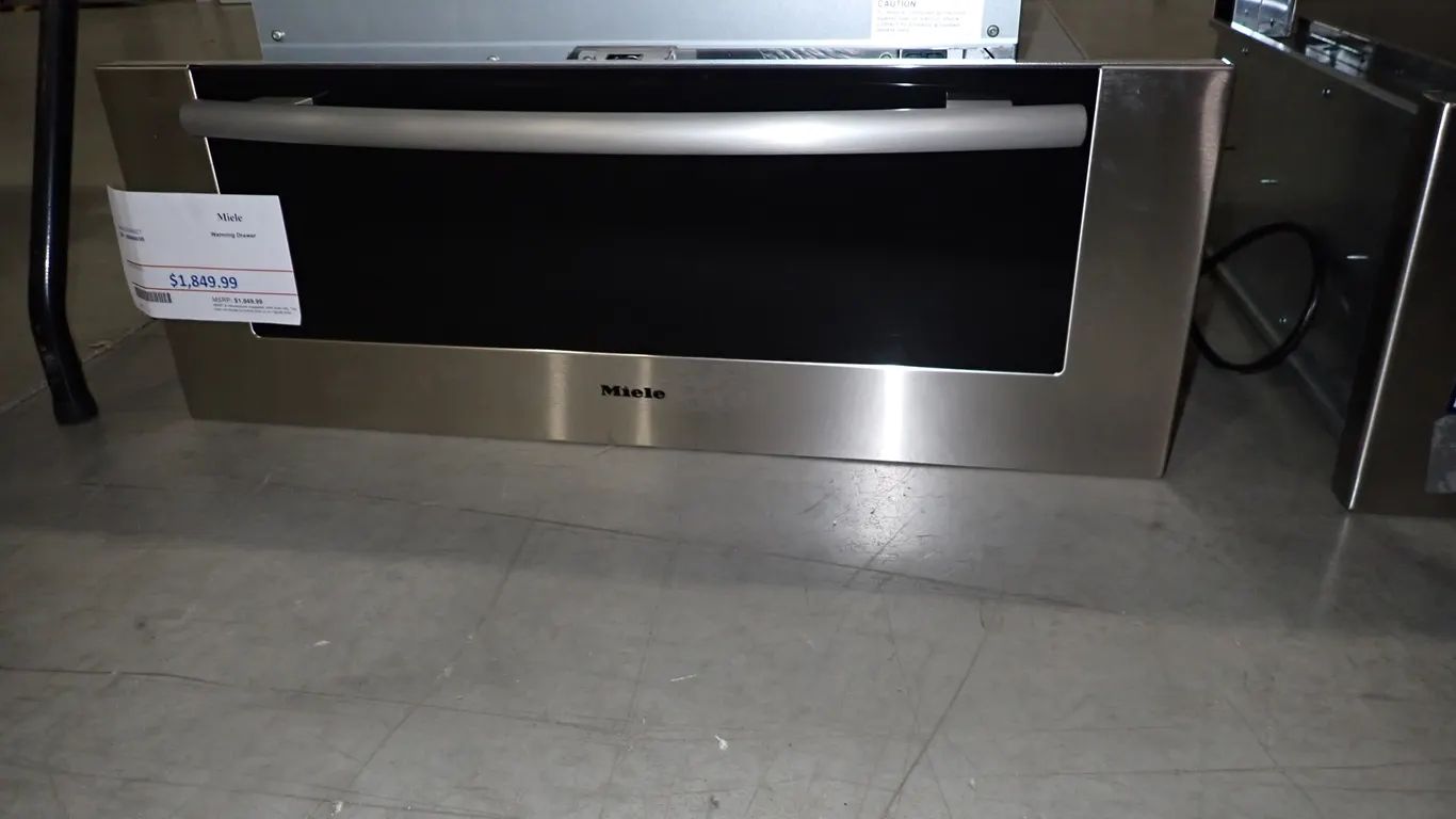 Miele ESW4821 Stainless Steel 30" Dual Heating System Warming Drawer- NOTE: PLEASE INSPECT.