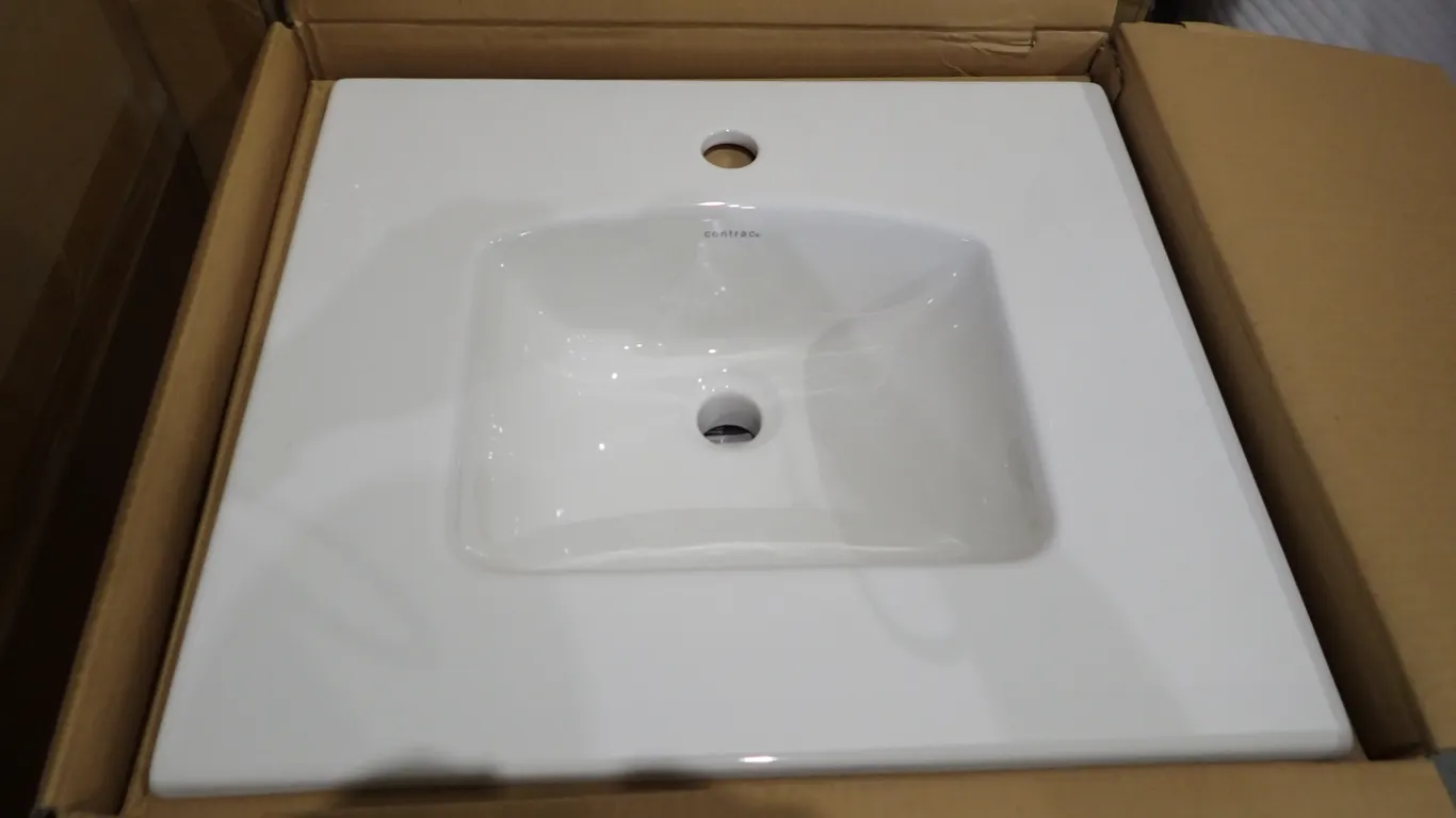 Contrac 6410EZF Brynne 21" Square Drop-In Single Hole Sink.