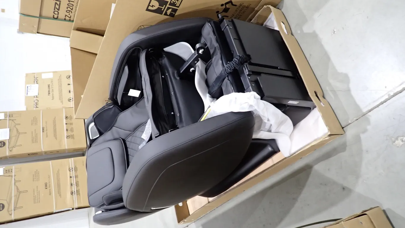 Cozzia CZ-330/Radiance Black Leather Massage Chair.