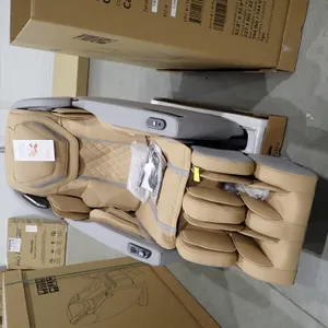 Cozzia CZ-645/Zen 2 Cappuccino/Grey Leather Massage Chair.