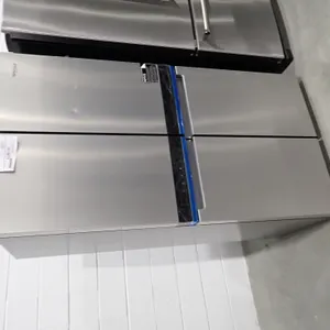 Whirlpool WRQA59CNKZ Four Door Stainless Top Refrigerator/Bottom Freezer- NOTE: PLEASE INSPECT.