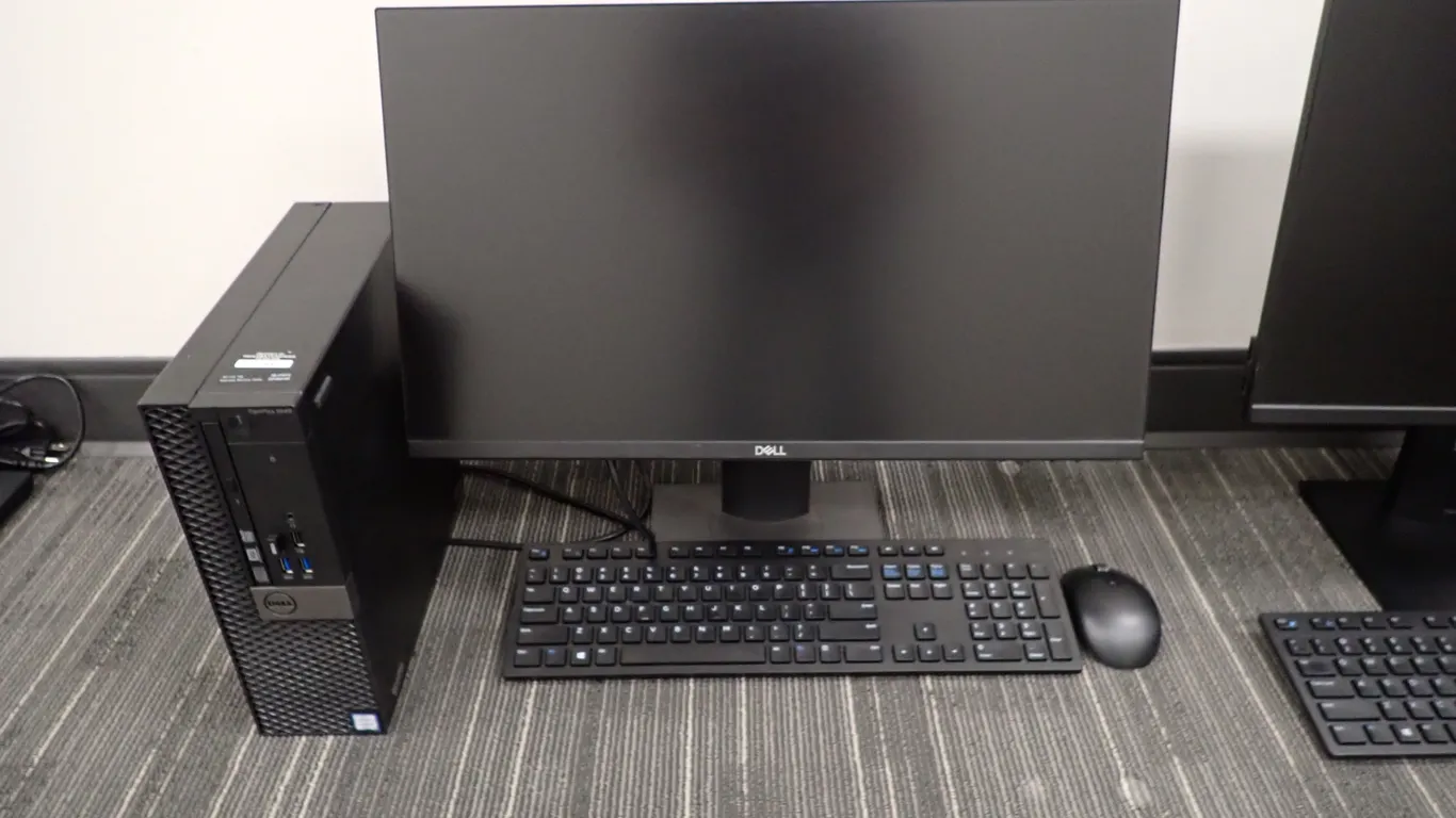 Lot of Dell Optiplex 5040 SFF Computer, Dell P2419H Monitor, Keyboard and Mouse.