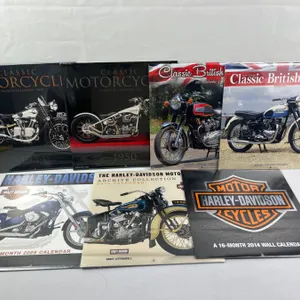 Motorcycle wall calendars
