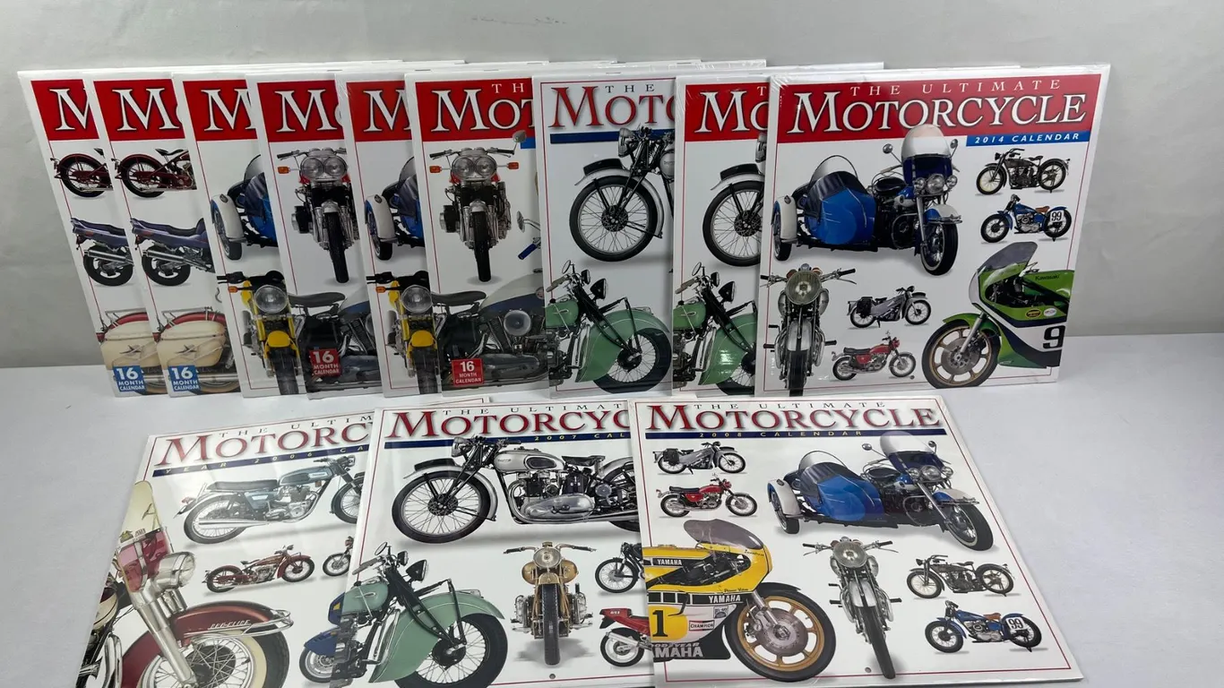 Motorcycle wall calendars