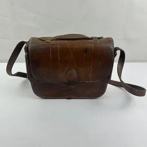 Antique leather ammo pouch