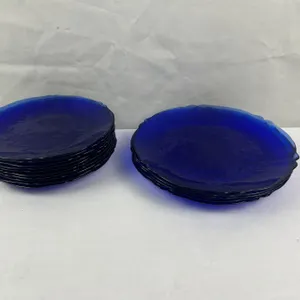ARCOROC France cobalt blue dishes
