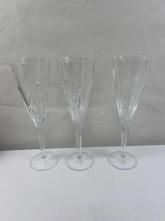 Cristal d'Arques champagne flutes