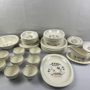 Set of MCM Royal Swan "Flamingo" china