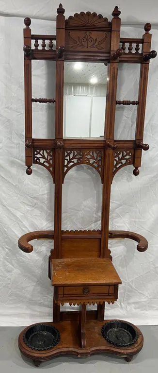 antique hall stand
