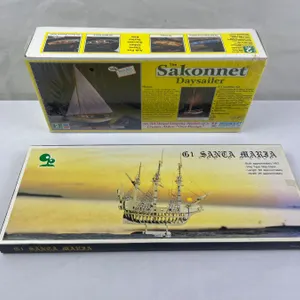 Vintage model kits Santa Maria & Sakonnet Day Sailer