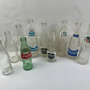 Vintage pop bottle collection