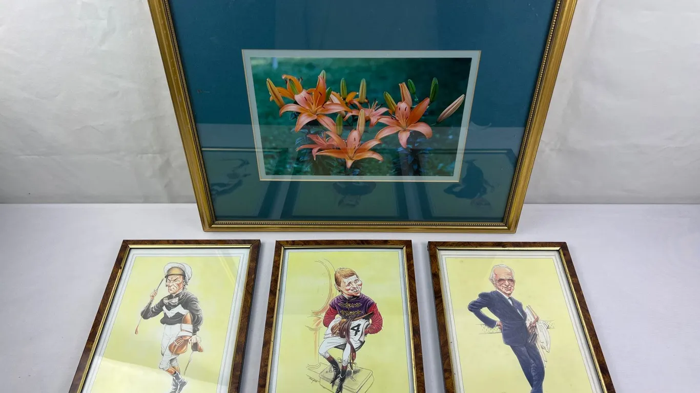 Lot of framed wall art