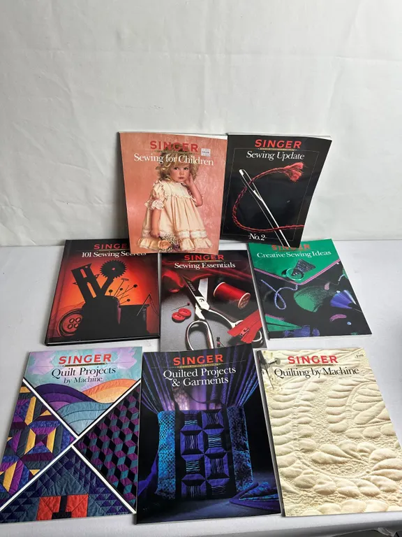VINTAGE SINGER SEWING BOOKS