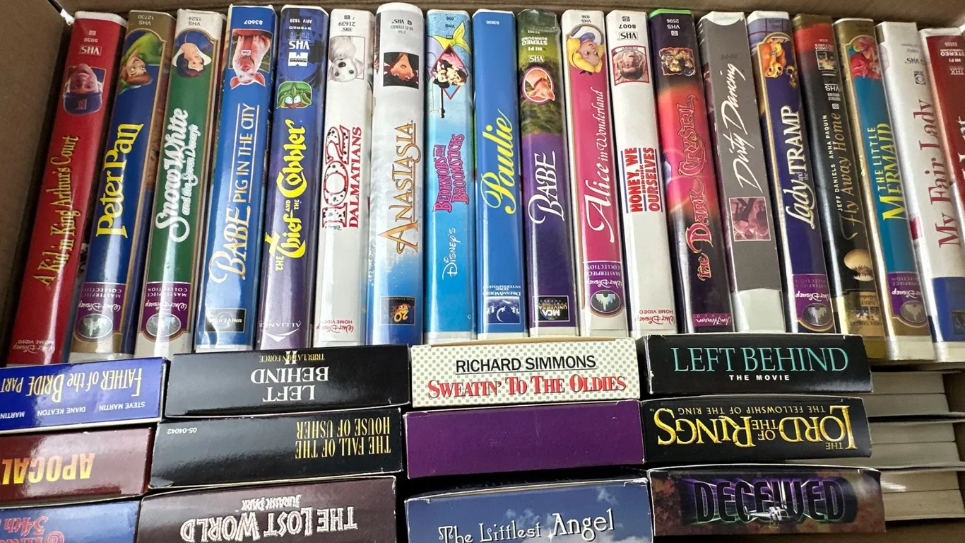 64 VHS MOVIES - DISNEY & MORE